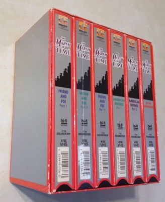 The March of Time America at War VHS Complete Box Set 6 Tape Vol. 1-6 Not on DVD - Image 1 of 4