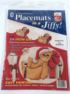 Сделай сам коврики для плюшевого медвежонка Jiffy 24 узора наклейки #05104 винтажный - Изображение 1 из 4