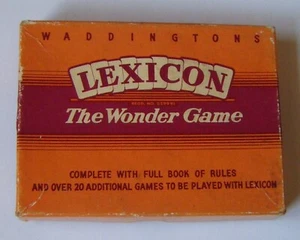 LEXIKON Vintage Kreuzworträtsel Spiel von Waddingtons - Bild 1 von 4