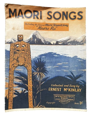 MAORI SONGS - Vintage SHEET MUSIC - Rare Find - Image 1 of 4