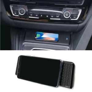 Wireless Car Phone Charger BMW F20 F30 F31 F32 F33 F34 iPhone Samsung 3 4 Series - Picture 1 of 8