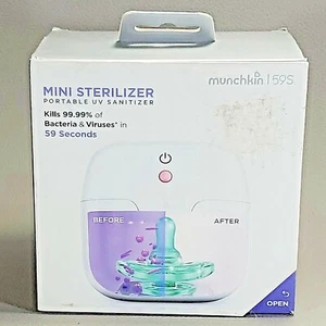Munchkin Portable UV Sterilizer, Kills 99.99% of Germs in 59 Seconds-White - Picture 1 of 11