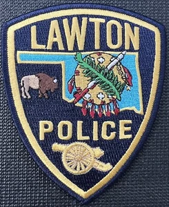Toppa spalla uniforme polizia Lawton, Oklahoma. - Foto 1 di 1