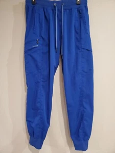 9244 Toby Healing Hands Jogger Scrub Pants Womens Size M Blue - Picture 1 of 6
