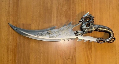 Skyrim Daga de Alduin Dragón Volador El Ceremonial Dragonborn Blade Scrolls Foto 1 de 4