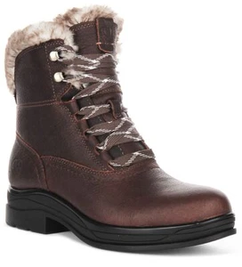 Ariat Harper Sherpa Dry Shield Winter Womens Boot In Dark Brown 3 - 8 - Picture 1 of 6