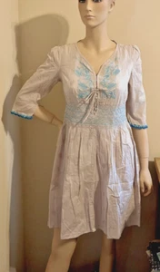 Neu mit Etikett Odd Molly Givin leichte puderfarbene Tunika oder Kleid Größe 2 (Medium) - Bild 1 von 6