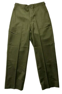 Ejército de los Estados Unidos M1951 OG 108 Corea Vietnam Pantalones de campo de lana Manguera Mediana Regular - Imagen 1 de 7
