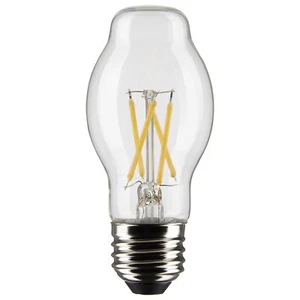 Satco S21330 LED Filament Bulb 120V 5W =40W BT15 Dimmable Medium E26 2700K Warm - Picture 1 of 10