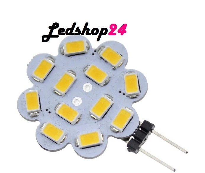 G4 led Camper Lampada 3500K 12SMD 5630 SAMSUNG 2W = 25W Bianco Caldo 12V** - Immagine 1 di 1