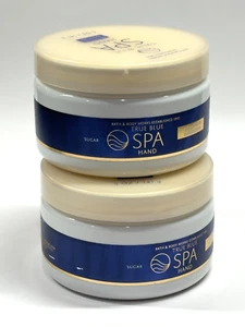 2 BATH & BODY WORKS SUGAR TRUE BLUE SPA HAND 60 SECOND MANICURE 4.5 OZ JAR NEW - Picture 1 of 5