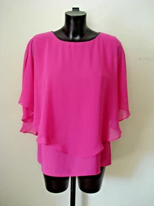 Lovely Cerise Pink Special Occsion Top, Weddings, Christenings Size 14 - Picture 1 of 10