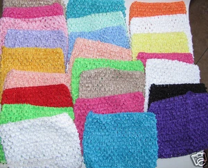 6" 8" 10" 12" 14'' CROCHET STRETCH TUTU Tube top TULLE size 2-16 XL Halloween - Picture 1 of 45