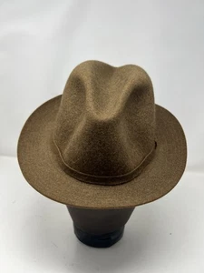 Dobbs Vintage braun Wildvogel Fedora Hut Gr. 6 7/8 - Bild 1 von 7