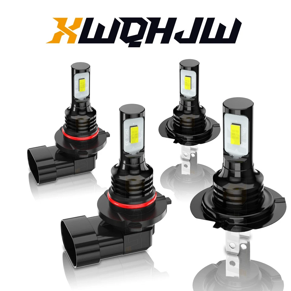 For BMW 528i 540i 1997-2000 LED Headlight High Low Beam Bulbs White Cool Combo - Imagem 1 de 4