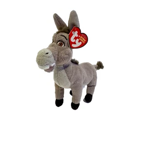 Vintage TY Shrek The Third Donkey Original Beanie Babie Collection Plush - Picture 1 of 2