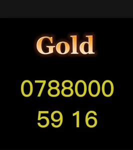 VIP Gold Mobile Number Easy Memorable SIM Platinum Diamond Business Vodafone - Zdjęcie 1 z 1