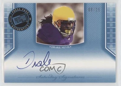 2011 Legends Saturday Signatures Platinum /23 Drake Nevis #SS-DN Rookie Auto RC - Image 1 of 2