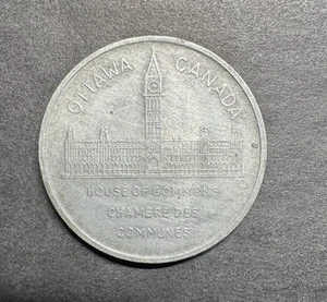 1911 Ottawa Canada ROBERT BORDEN House of Commons Coin Medal Token Medallion - Picture 1 of 2