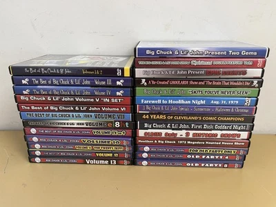 Big Chuck & Lil' John - Huge Lot of 26 DVDs, Late Night Cleveland Comedy Foto 1 de 4