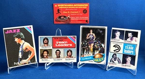 Pete Maravich + 4 Karten Topps Vintage NBA Basketball Lot + Gutschein - Bild 1 von 4