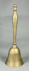 "Campana de mano de latón macizo de colección campana escolar llamada campana de servicio 6"" X 2""" - Imagen 1 de 8