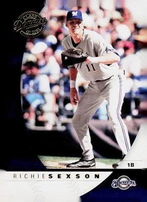 2001 Donruss Class of 2001 #83Richie Sexson Milwaukee Brewers - Image 1 of 2