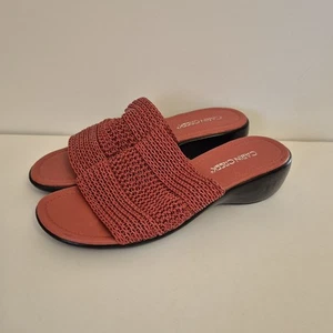 Sandali donna Cabin Creek slip-on tessuto colore rosso terracotta taglia 9 casual - Foto 1 di 7