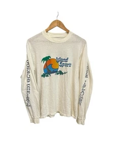 Vintage 80s Island Sports Padre Island Corpus Christi Texas T-Shirt Surfing - Picture 1 of 5