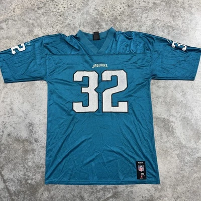 Футболка мужская Jacksonville Jaguars размер XL бирюзовая NFL Reebok Jones Drew 32 - Изображение 1 из 4