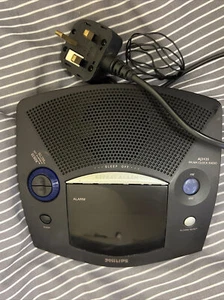 Philips FM / AM Alarm Clock Radio, AJ3125, Tested Working, Black - Picture 1 of 2