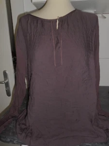 Betty & Co  Langarmshirt Blusenshirt braun   Gr. 46 Gr. L - Bild 1 von 4