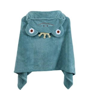 Ultra Soft Hooded Towel Cartoon Bath Towel with Cute Hood for Q1R3 - Picture 1 of 6