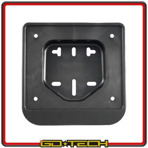 PORTATARGA SCOOTER CICLOMOTORE VESPA 50 SPECIAL APE CIAO UNIVERSALE NERO 150x155 - Foto 1 di 4