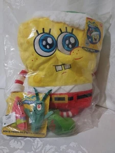 SpongeBob Squarepants Plush Doll Toy Nickelodeon Christmas Santa Elf Macy's - Picture 1 of 9