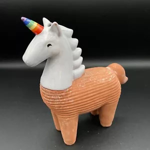 Chia Pet - Maceta de cerámica decorativa unicornio SOLO - Imagen 1 de 7
