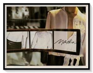 Maska italienische Modemarke Vintage 2001 Print Magazin Designer Kleidung Anzeige - Bild 1 von 2