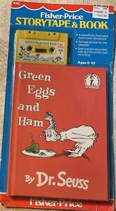 Green Eggs And Ham Book By Dr. Seuss And Read Along Story Tape FP New 1983