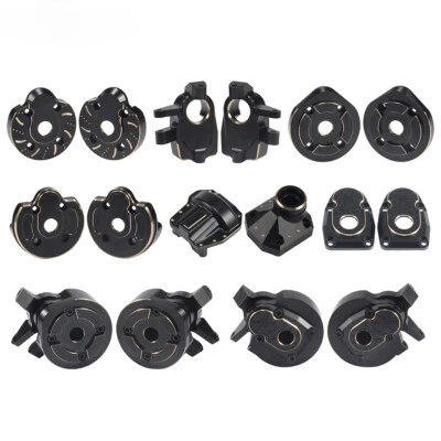 Brass Weights Steering Knuckle Portal Cover Set for 1/10 Axial SCX10 III Capra - Image 1 of 4