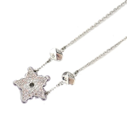Collana Christian Dior stella argento