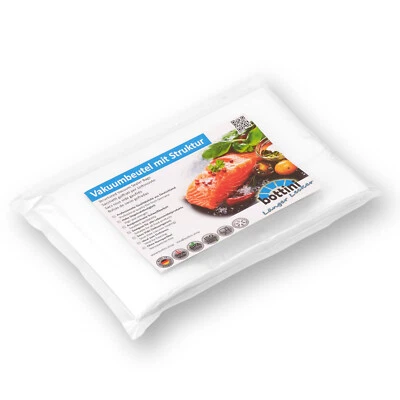 50 Vakuumbeutel 20 x 30 goffriert geriffelt Einschweißtüte Folienbeutel Bottini