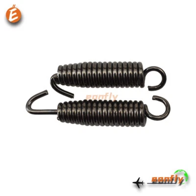 Par de muelles de escape niquelados de 60 mm para KTM 125 SX 125 1992-1995 1996 1997 Foto 1 de 2