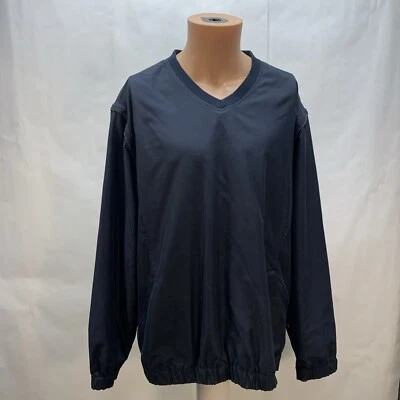Grand Slam Vintage Mens XL Golf Pullover Navy Blue V-Neck Jacket - Image 1 of 4