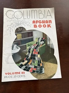 Afghan Book Volume 83 Columbia Book of Yarn Fashions 1936 - Picture 1 of 17