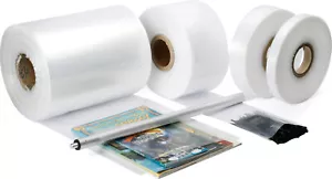Clear Rolls of Polythene Plastic Layflat Tubing 250 & 500 Gauge - All Sizes/Qtys - Picture 1 of 6