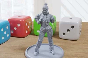 Eli Collins - Mini Impreso en 3D - Cyberpunk / Ciencia Ficción - Wargamin Miniatura de Mesa - Imagen 1 de 6
