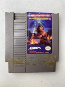 IronSword: Wizards & Warriors II (NES, 1989) authentic & tested - little dirty - Picture 1 of 6