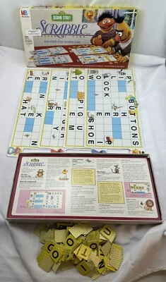 1992 Sesame Street Scrabble Game by Milton Bradley Complete in Great Condition - Image 1 of 4