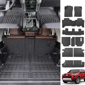 Cago Mats Floor Mats Trunk Liners Anti-Slip For 2013-2024 Toyota 4Runner 7 Seat - Picture 1 of 51