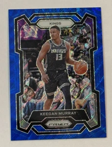 2023-24 Panini Prizm Blue Wave #7 Keegan Murray Sacramento Kings - Picture 1 of 2